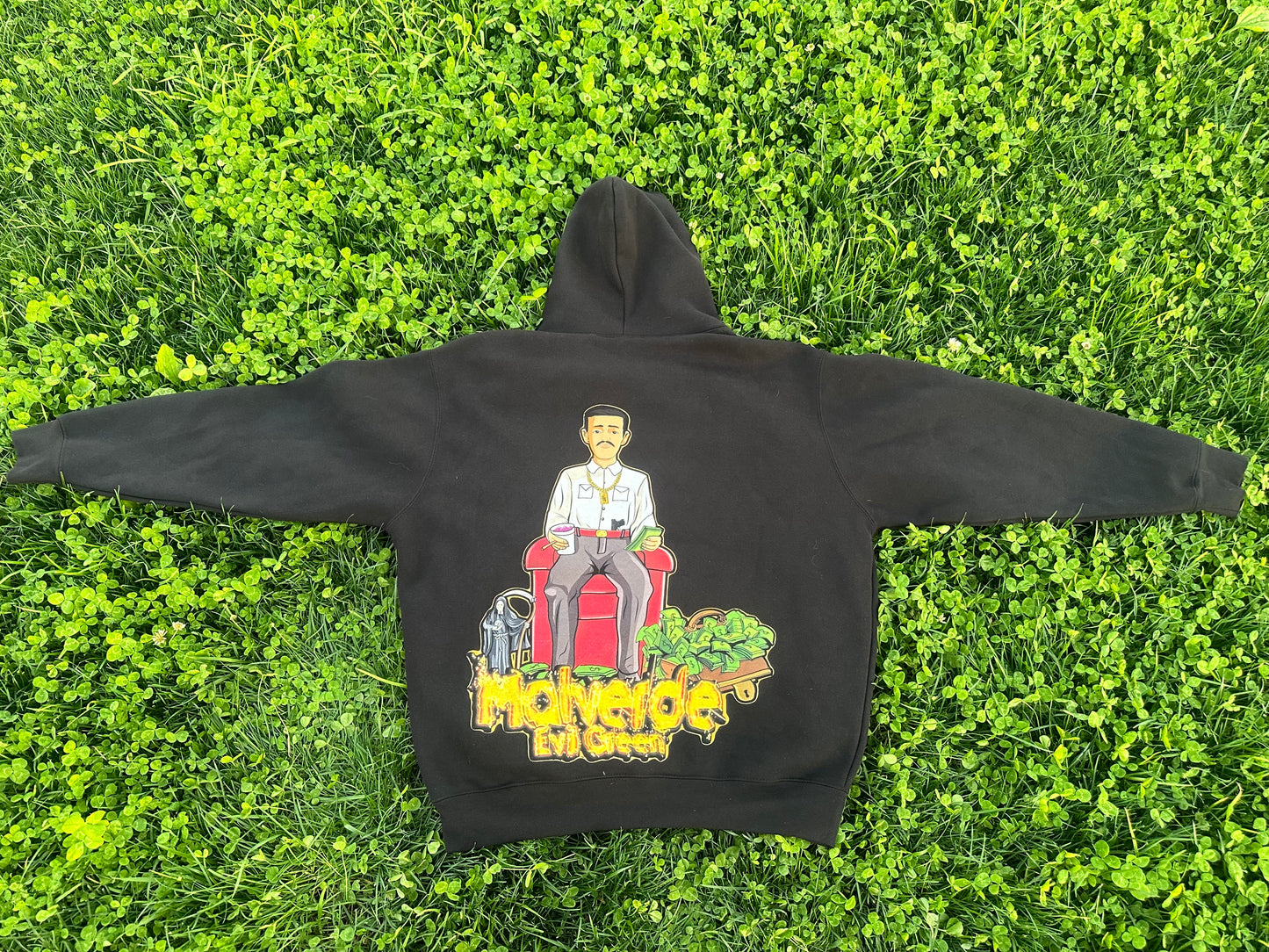 malverde evilgreen vol 1 classic black hoodie