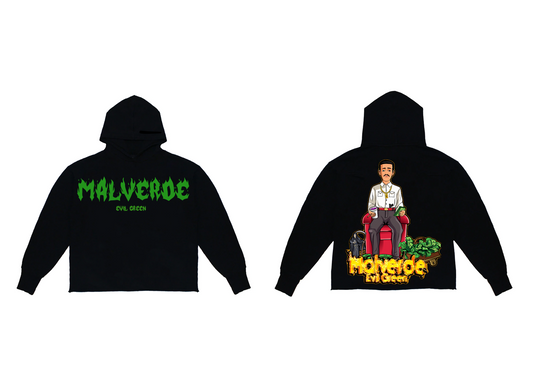 malverde evilgreen vol 1 classic black hoodie